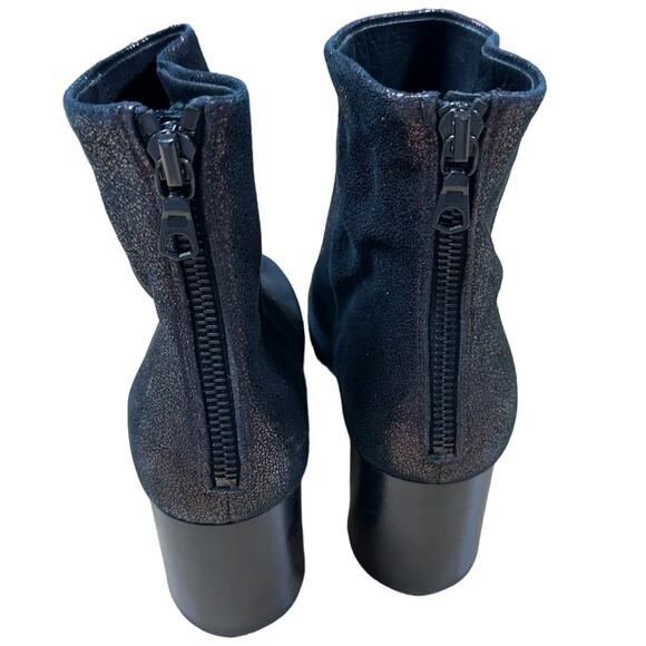 Rag & Bone NWOB Drea Ankle Boot Copper Metallic Leather Size 35 (US 5) Back Zip - Picture 3 of 8